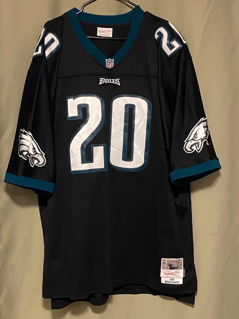 Philadelphia Eagles Brian Dawkins #20 Mitchell & Ness 2004 NFL Legacy jersey 56